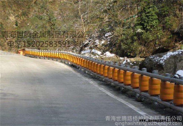 世腾 内蒙古旋转桶护栏 高速护栏安装 道路旋转桶护栏 镀锌钢护栏厂家 刚护栏安装 喷塑护栏价格 防撞护栏安装 草坪护栏图6