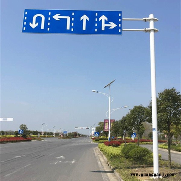 标志牌 标志牌杆 生产加工交通标志牌指示牌杆 高速公路标志杆 F型杆标志牌立柱 支持定制图5