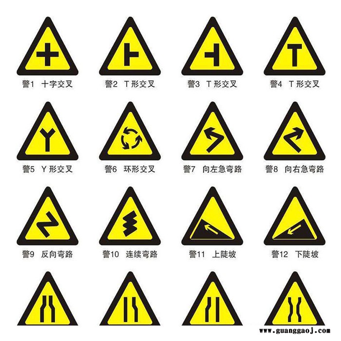 警示标牌 交通标牌指示牌 安全警示牌 交通设施图4