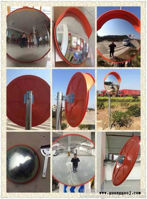 交通安全设施 批发铸钢橡胶减速带，路锥，钢管立柱，弹力柱，防撞桶，三孔水马，隔离墩，广角镜，车位锁，护墙角，车轮定位器图8