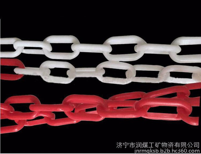 大量批发防护塑料警示链 安全防护链 与路锥连接效果更好图5