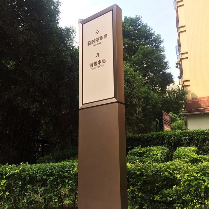 户外立式停车指示牌导向牌景区公园小区停车场导视牌指引牌路标牌图7