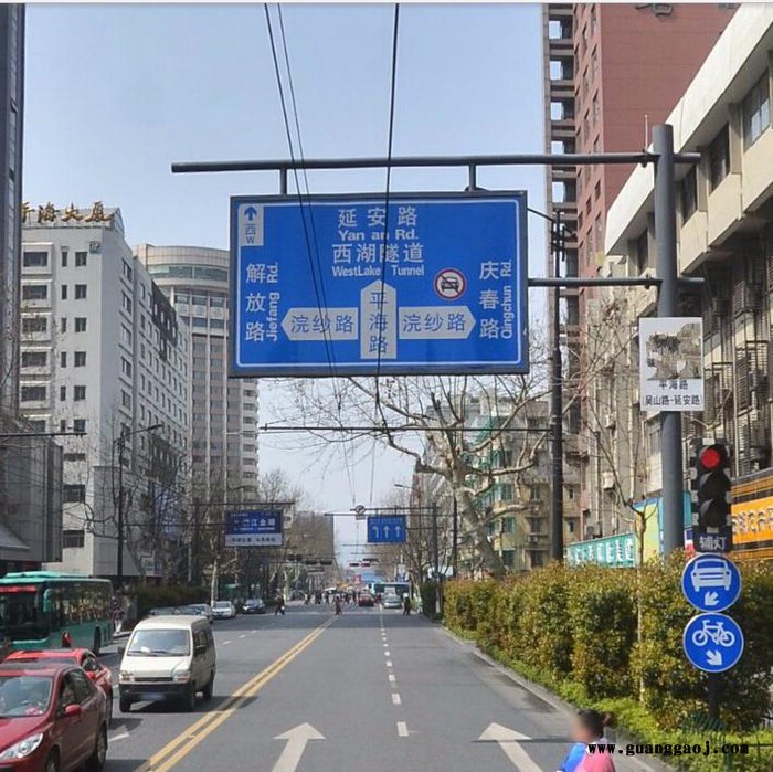 交通标志牌供应商 道路指示标牌定制 龙门架诱导屏 老牌企业 量大从优图6
