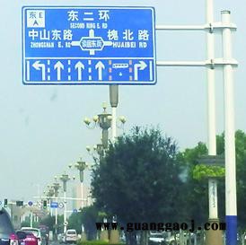 交通标志牌供应商 道路指示标牌定制 龙门架诱导屏 老牌企业 量大从优图7