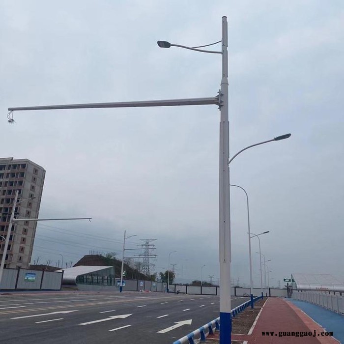 汉威光电HW-JTDGNG-22031106 厂家供应标志牌T型杆 / F杆 道路标志杆 交通信号灯杆 信号灯杆件 价格图2