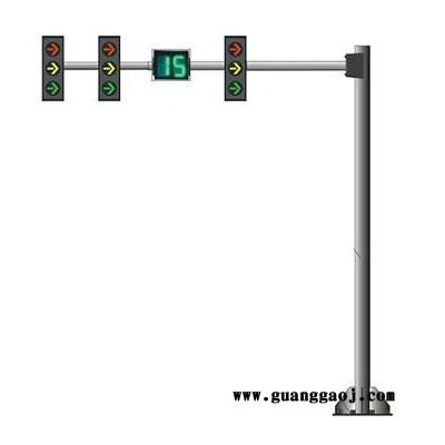 汉威光电HW-JTDGNG-22031106 厂家供应标志牌T型杆 / F杆 道路标志杆 交通信号灯杆 信号灯杆件 价格