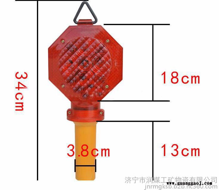 LED梅花灯 手持警示闪光安全灯 警示灯路锥顶灯系列图7
