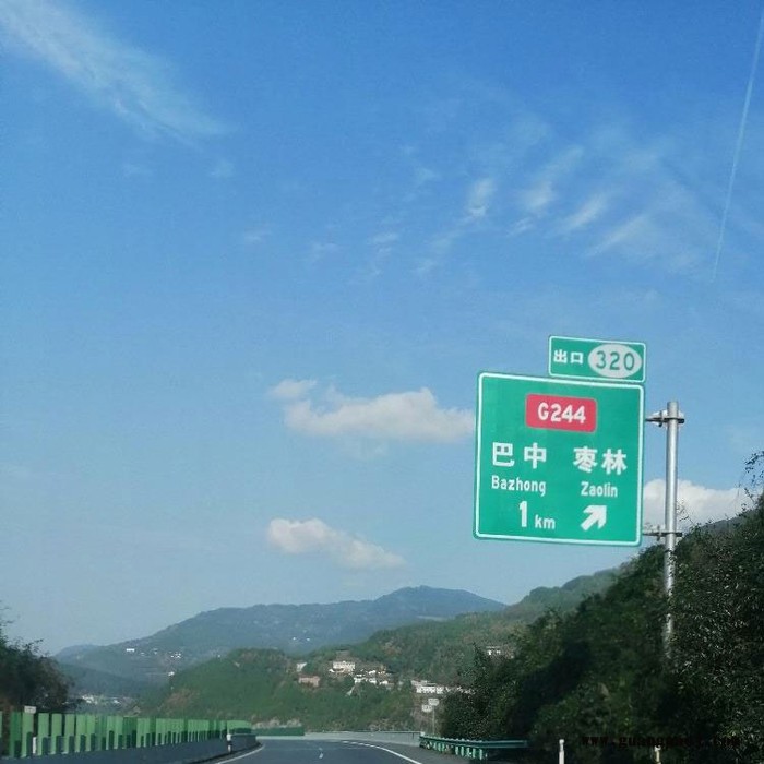 美通 交通指示牌 交通标志杆 道路高速指路标志牌图5