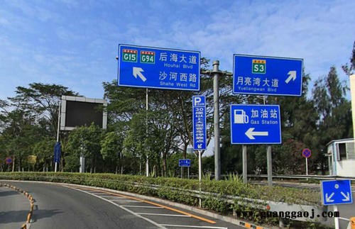 供应标志杆 标志牌道路指示牌杆 道路标志杆 F型交通标志杆 八角杆八角立杆 交通标志牌杆图6