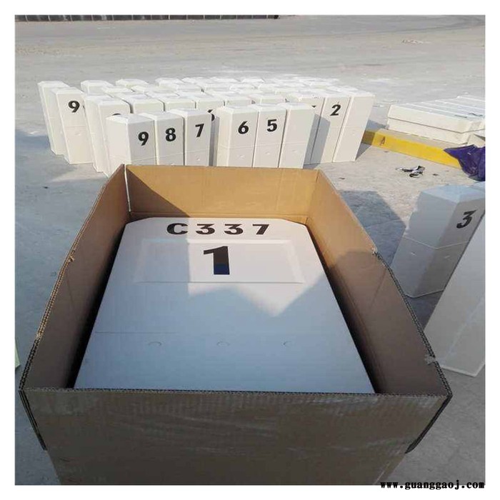 泽润 玻璃钢标志牌桩 工地标志桩成品图5