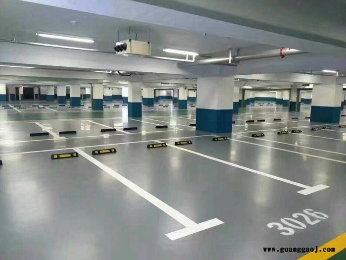 停车场车位划线 交通指示标线 箭头指示标 车位编号 交通标识标牌