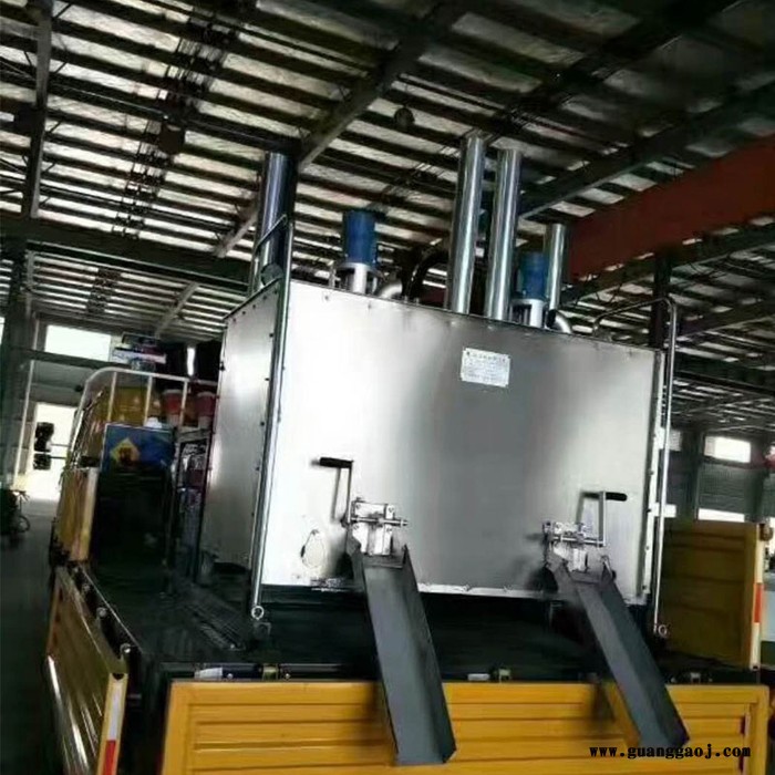 程煤液压双缸热熔釜煮料机划线反应釜 跑道地下停车场划线热熔釜图2