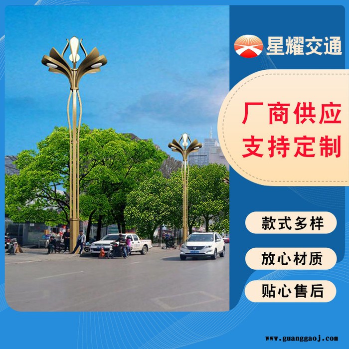 江苏星耀交通 玉兰灯 中华灯 组合灯 路灯厂家   多款可选  交通标志牌图3
