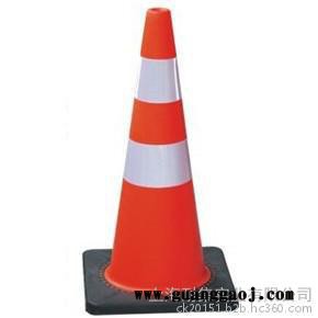 **PVC反光路锥 双道膜路锥 塑料路锥