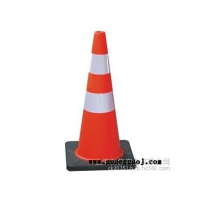 **PVC反光路锥 双道膜路锥 塑料路锥
