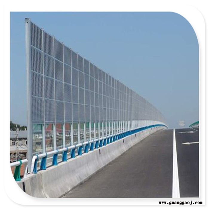 平凉市高速公路声屏障 隔音声屏障 玻璃钢隔音板厂家河北精创图2