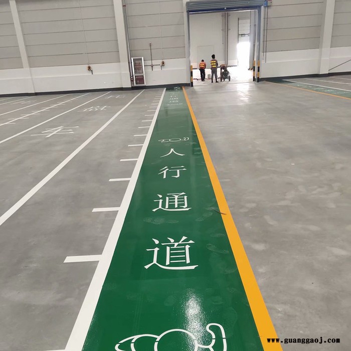 常温画线 厂房画线 交通标志线 导向箭头划线 天津道路划线图2