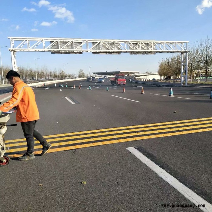 天津震荡画线 停止线画线 高速公路划线 交通标志线 路面标线