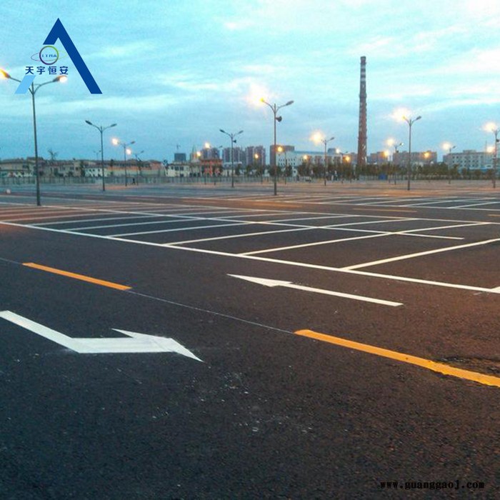 道路标线 交通标志线 城市马路标线 路面分道线图5