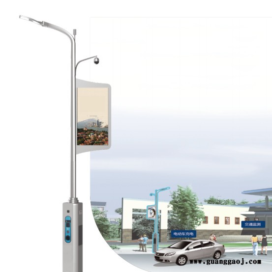 星耀 智慧路灯 智慧路灯杆 城市智慧路灯 综合  交通标志牌图5