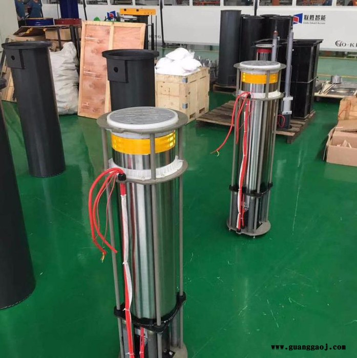 百胜门控BS-SJZ220  升降柱升降桩道闸车牌识别自动升降路桩升降柱 升降柱加工 停车场设备  许昌厂家供应品质保证图1