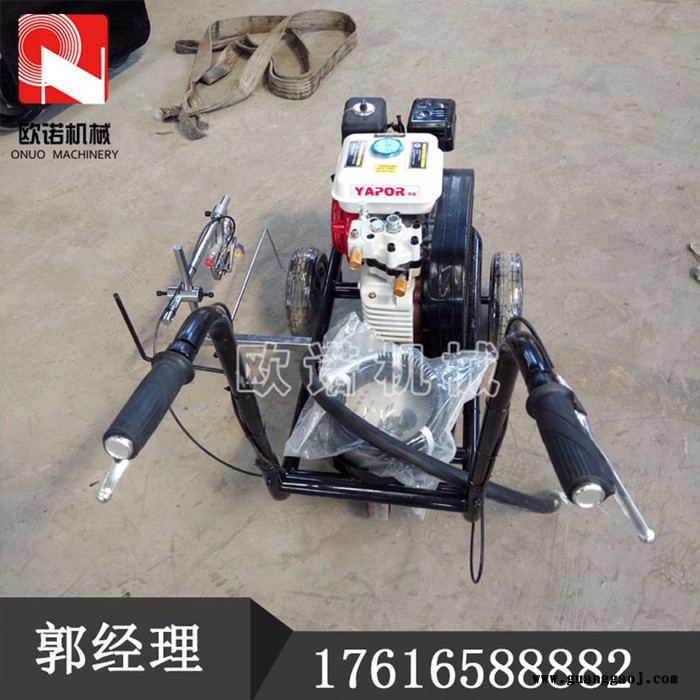 沥青路面冷喷式划线机 道路交通标线划线机手推式路面冷喷划线机图2