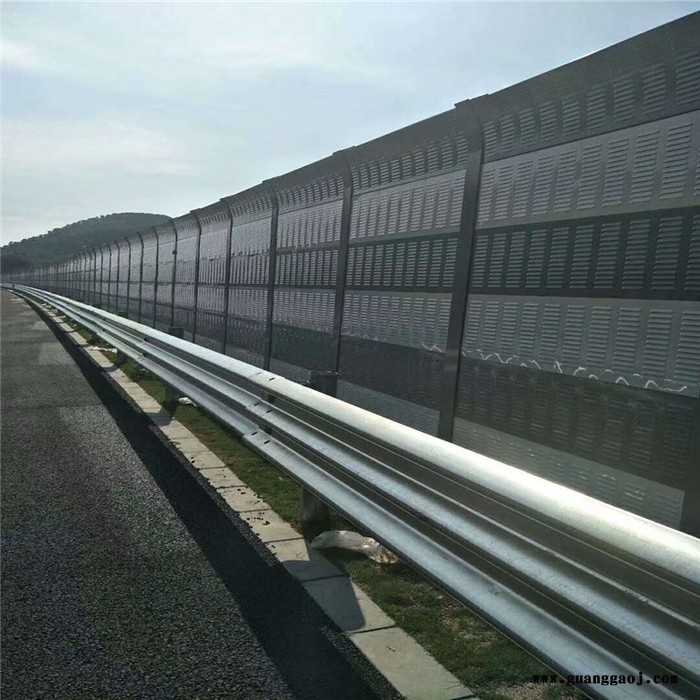 石家庄 厂家定制 高速公路隔音屏 高速公路金属透明隔音声屏障图6