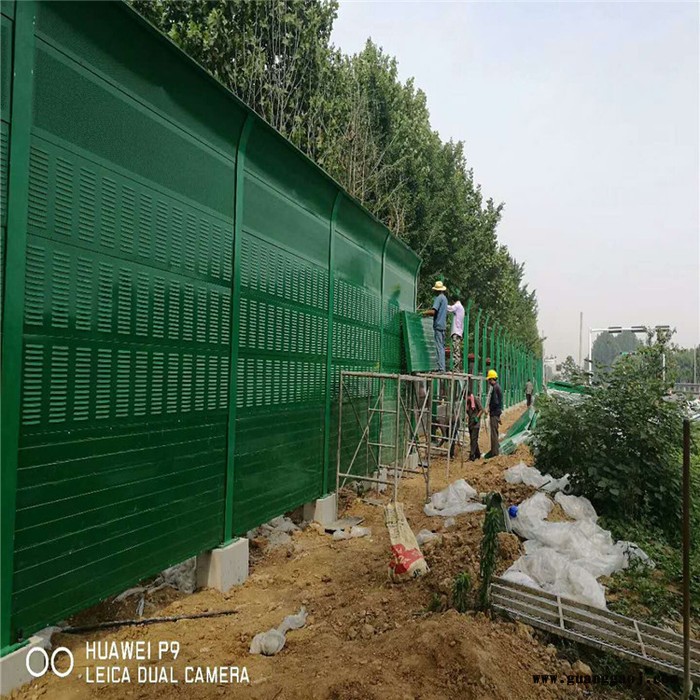 上海 厂家定制 高速公路隔音屏 高速公路金属透明隔音声屏障图8