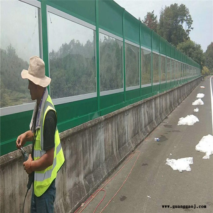 上海 厂家定制 高速公路隔音屏 高速公路金属透明隔音声屏障图2