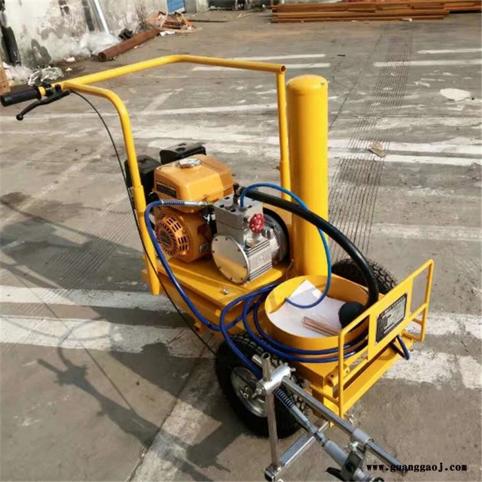 现货冷喷式划线机道路交通标线机 交通路面不干胶划线车图4