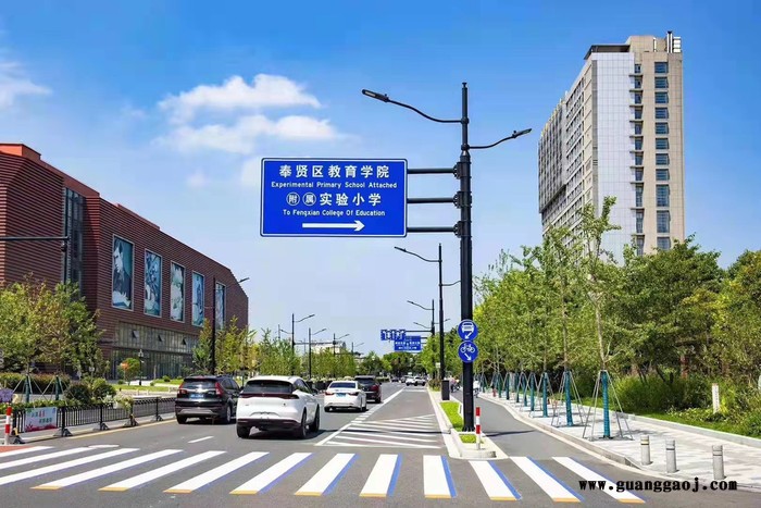 汉威光电HW-JTXHZHG-22031102 交通标志牌综合杆件 多功能合杆厂家直供综合交通信号灯指示杆