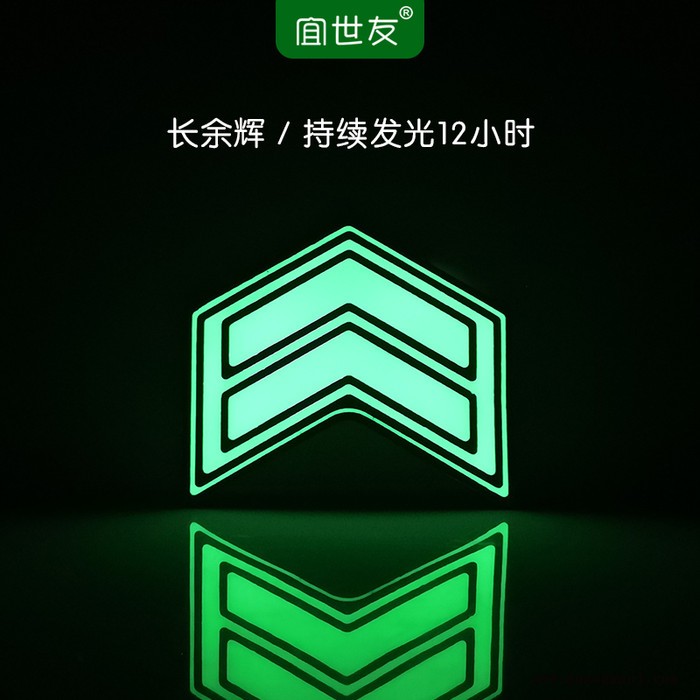 自发光地铁导流标识 地面箭头疏散标志牌图3