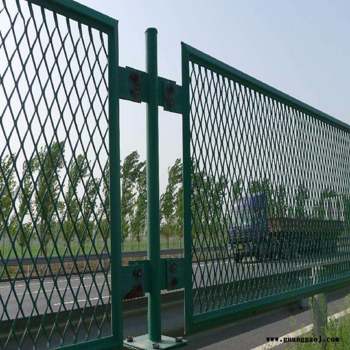 朋英 ** 高速公路防眩网 浸塑拉伸金属板 建筑用防眩网图5