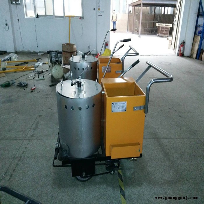 沥青路面汽油划线机 交通标志线路面划线机 手推式热熔划线机图2