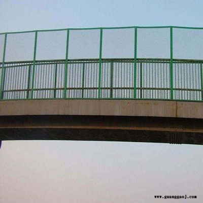 朋英 供应** 高速公路护栏网 桥梁铁丝防护网 桥梁浸塑防抛物隔离网