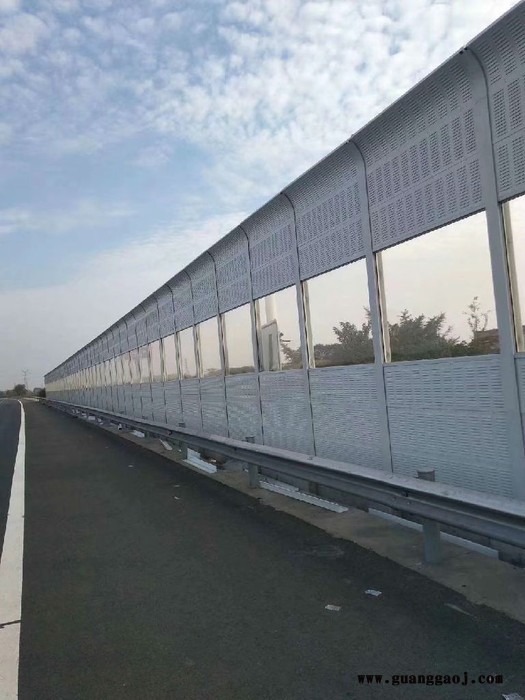工业厂区声屏障 高速公路隔音屏 高速公路声屏障  复合针孔铝吸声板图2