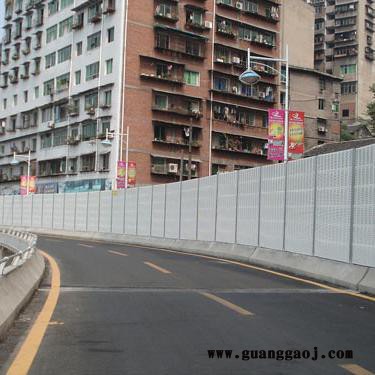 雄饶 高速公路道路声屏障高速公路隔离带隔声屏障高速公路的声屏障和隔声窗空调机组降噪空调室外机 声音 反射图7