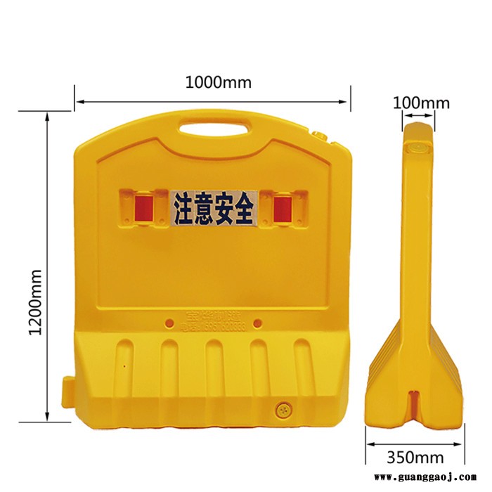 新料1.8米高水马围挡注水围栏市政护栏水马隔离墩塑料围挡市政施工围挡围栏图6
