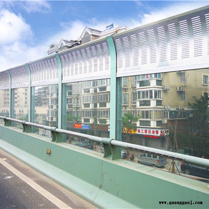 瑞奥 消音降噪声屏障 高速公路声屏障 小区别墅隔音墙  实体商家图2