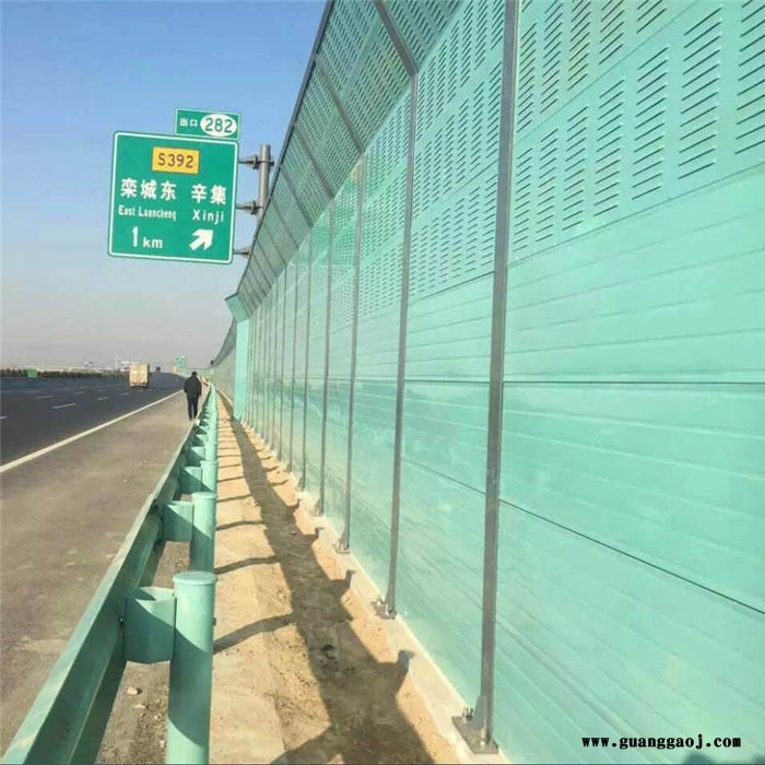 厂家生产 公路隔音墙 高速公路消音板 高速公路声屏障 吸声系数稳定 隔声量大图6