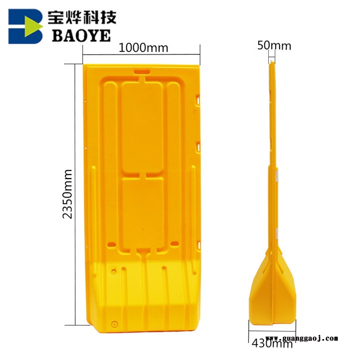 宝烨科技b-001 道路中央隔离栏台州市政工程护栏城区或重要集镇市政基础建设、新建、改建、扩建和大型维修养护工程围栏批发