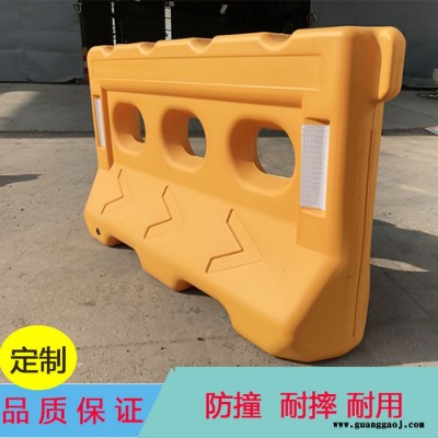 护栏厂家现货700*1300吹塑水马 可移动隔离墩 道路工程临时路障