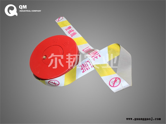 盒装警示带，涤纶布盒装警示带，红白盒装警示带图3