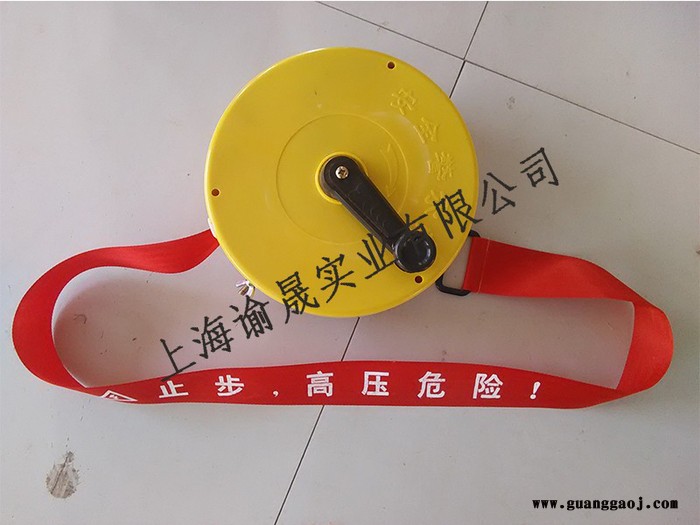 光缆涤纶布警示带，黄白警示带，红白警示带