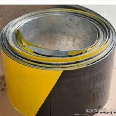 湖南株洲镀锌铁皮工地施工警示带 脚踢线 167斜纹可重复使用