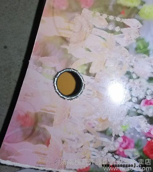 新款万向轮无环打扣机 喷绘打扣机 手压无环压扣机写真相纸打扣机