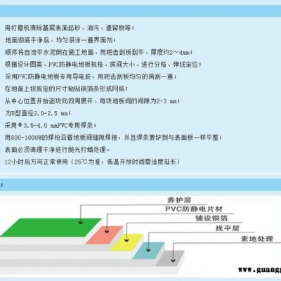 芜湖陶氏PVC防静电地板机房实验室导电地胶片材地板