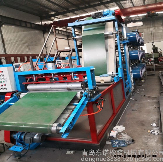 厂家供应 青岛东诺 XPG-900 气动接取 定长裁断 分条机 胶片冷却线 胶片冷却装置图4