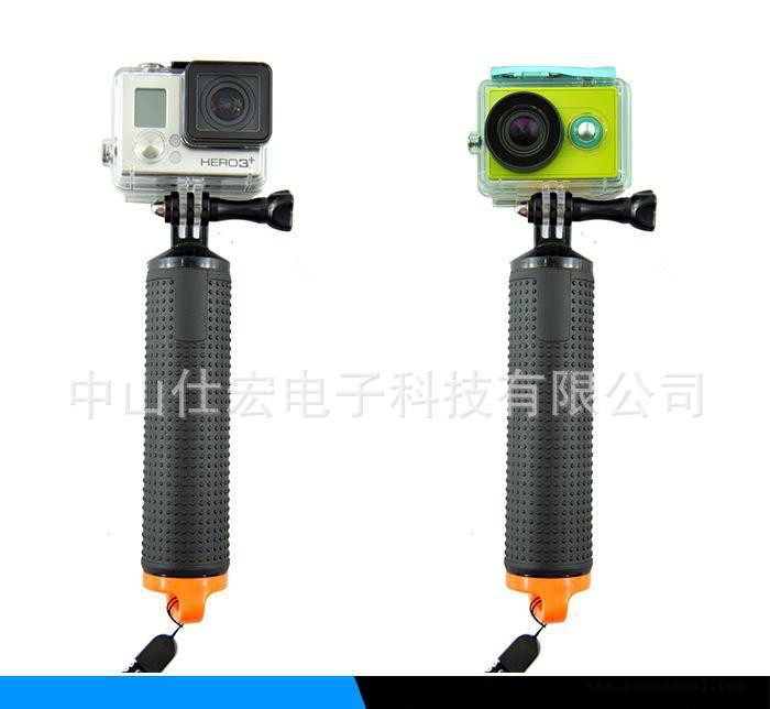 Gopro配件hero43+手持浮力棒运动相机专用潜水杆手持潜水自拍杆图2