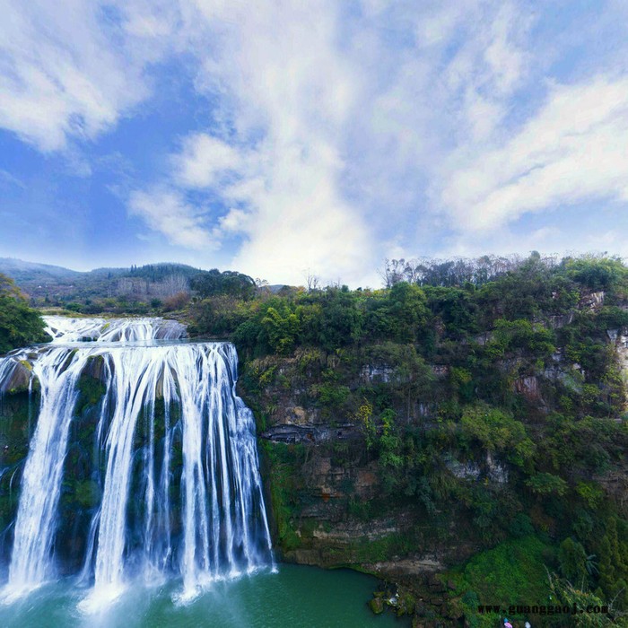 贵州黄果树瀑布、720°全景3D真实展示效果，山东麟轩文化传播有限公司承接全景拍摄、全景制作、企业策划、宣传推广服务图7